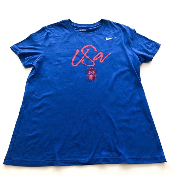 Nike Women’s USWNT Royal Blue Team USA Graphic T-Shirt Size Large NWT - Picture 6 of 12